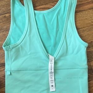 Luululemon size o tank top color teal